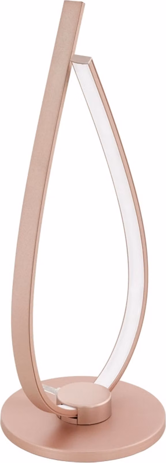 Lampada da tavolo a LED Palozza oro rosa