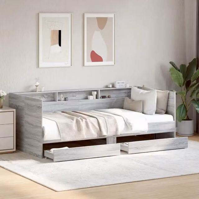 Divano Letto con Cassetti senza Materasso 75x190 cm 3280865