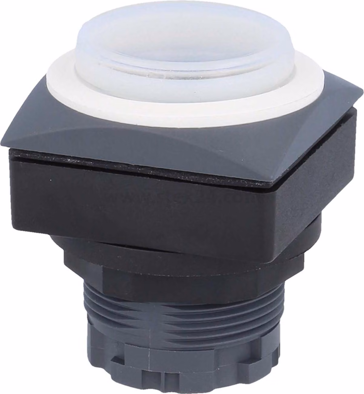 Georg Schlegel Pulsante a membrana illuminabile, quadrato, QUARTEX-R-JUWEL Corsa 6,0 mm - 1 pezzo