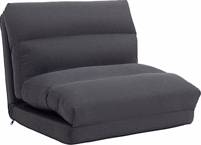 Letto a sacco reclinabile pieghevole Minimal grigio scuro L: 70 cm, P: 72 cm, H: 56 cm – 1