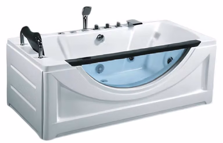 Whirlwanne Hydromassagewanne Whirlpool Blubberbad Spa-Bad Sprudelbad 170x80 cm