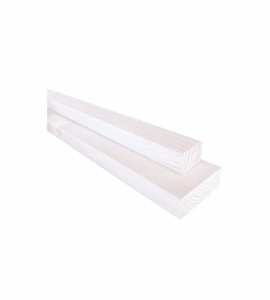 Abete - Listello Piallato 4 Lati Bianco 30x30x2000 mm Certificato PEFC