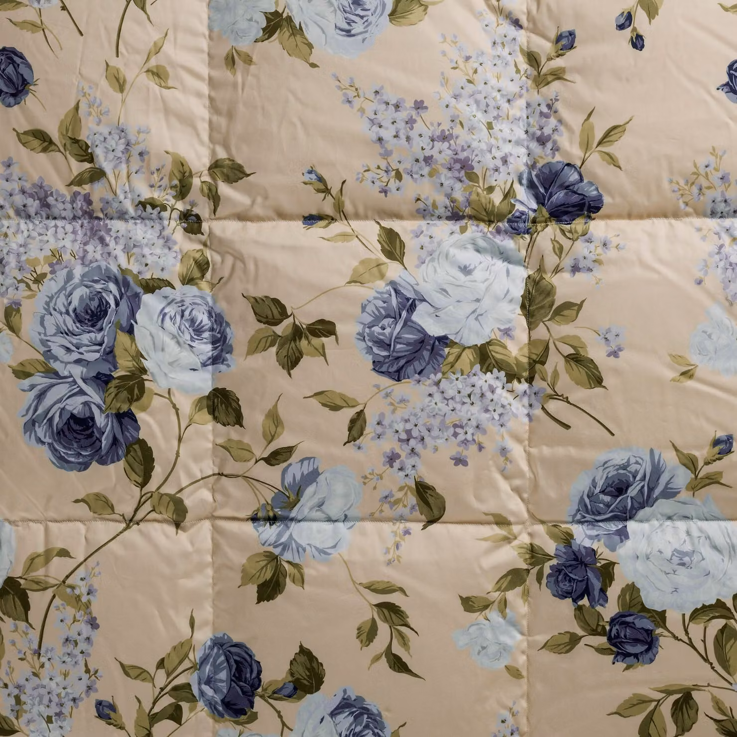 Trapunta in piuma DaunenStep con fantasia floreale multicolore, traspirante e termoregolatrice – 2