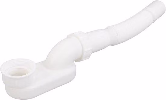 Tubo di scarico per vasca da bagno di alta qualità con raccordi flessibili e sifone P da 1 1/2 pollici per vasche da bagno freestanding