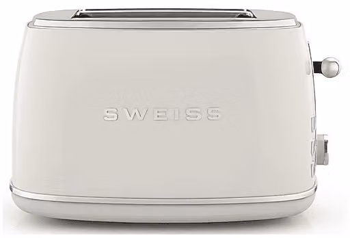 Tostapane SWEISS GRS8 Beige con 2 fessure, 850 W e 6 livelli di tostatura