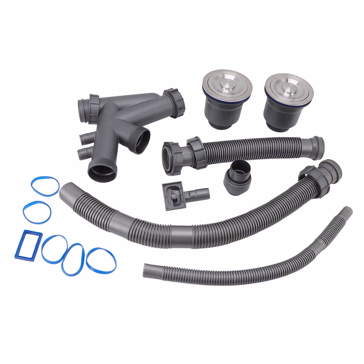 Kit di montaggio dello scarico del lavandino, montaggio dello scarico del lavabo, scarico del lavandino del bagno, scarico del lavandino della cucina, filtro dello scarico, accessorio del bacino