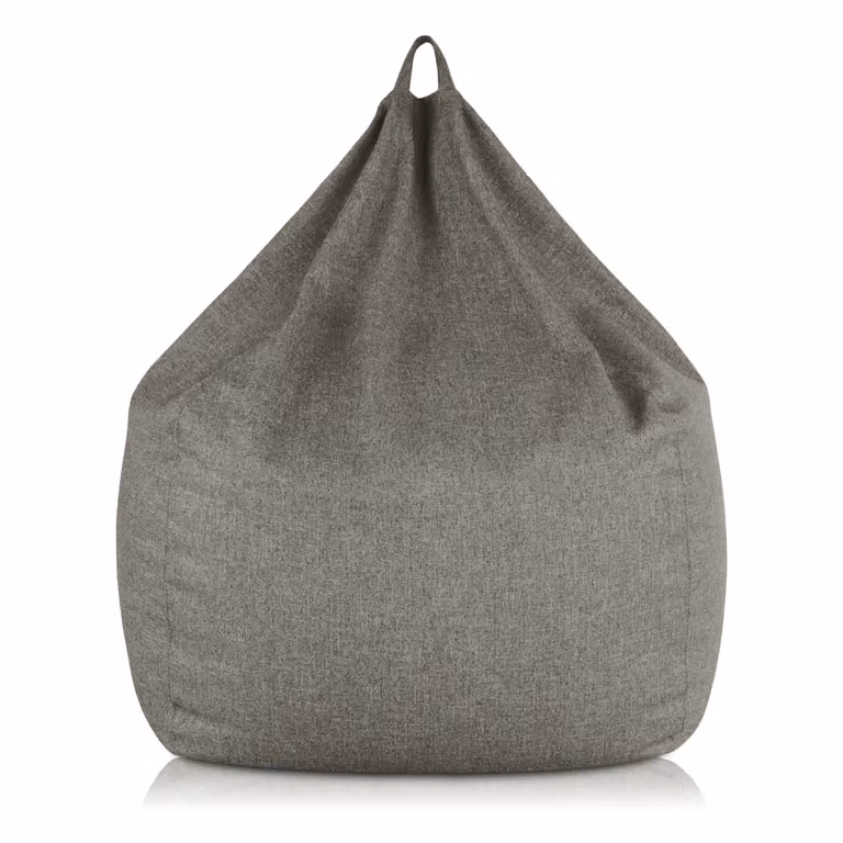 Poltrona sacco Pouf Piuma Beige-tortora S
