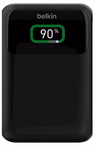 Power Bank Belkin 20K per Laptop da 65W con porte USB-C e USB-A, Nero