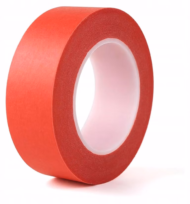 Rosfix RedLine Pro 50 mm x 50 m - Nastro Adesivo Rosso per Imbianchini | Professionale | Adesivo Acrilico | Facile da Rimuovere