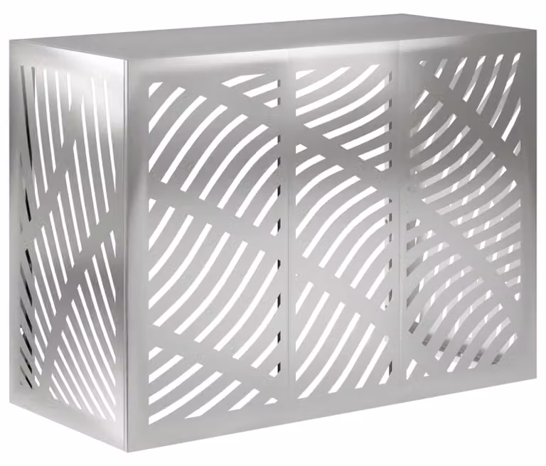 Copertura per climatizzatore Silver 110 x 50 x 80 cm Acciaio zincato