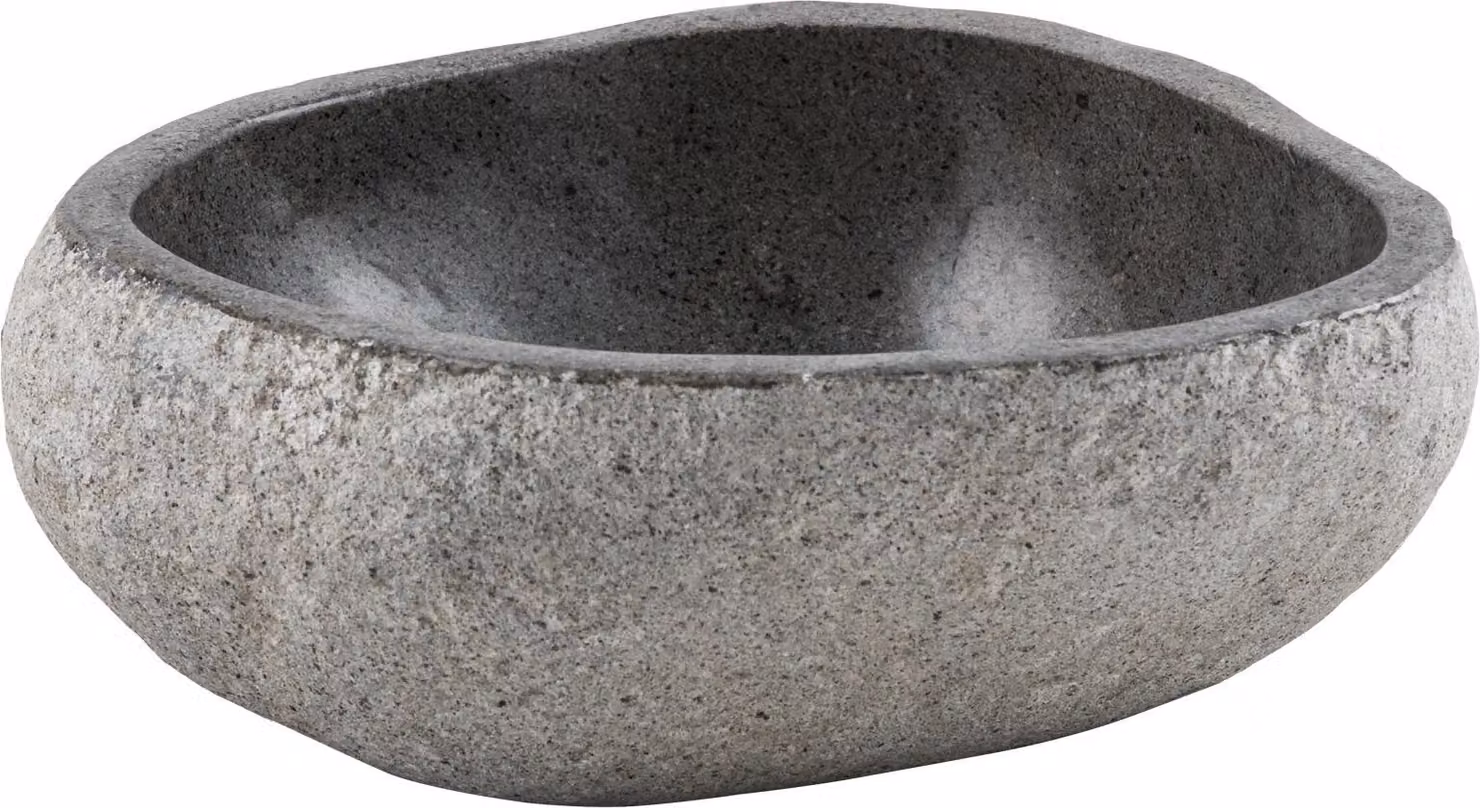 Lavabo in pietra naturale, dimensioni 28 x 24 x 12