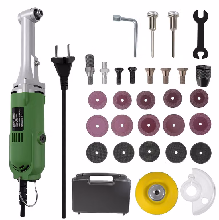 Grinder elettrico, velocità regolabile, design portatile, EU-450W verde