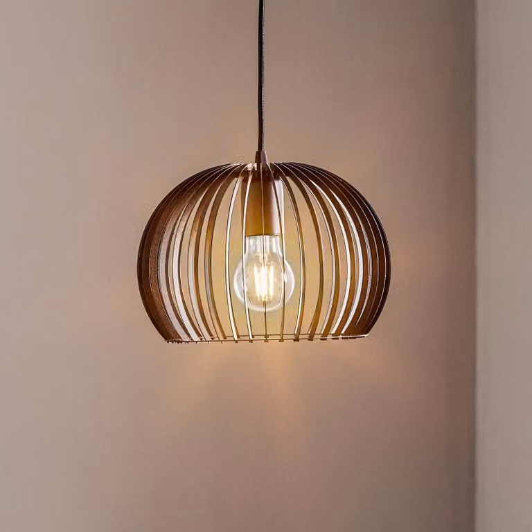 Lampada a sospensione Larus TEMAR LIGHTING, dimmerabile, Nero, Soggiorno / Sala da pranzo, Metallo, Moderno, Lampada a sospensione