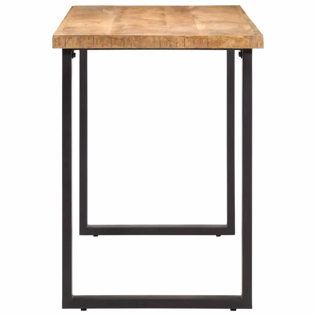 Tavolo da pranzo rettangolare vidaXL in legno di mango marrone L: 110 cm, P: 55 cm, H: 75 cm – 2