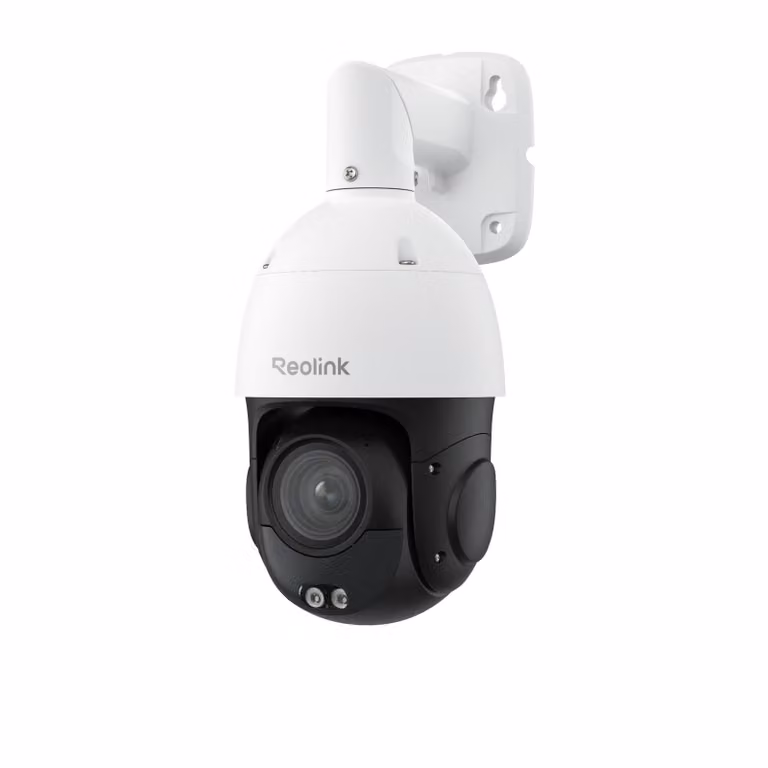 Reolink RLC-823S2, telecamera di sorveglianza 4K 8MP PTZ PoE, zoom ottico 16X, copertura a 360°, tracciamento automatico, visione notturna a colori, rilevamento intelligente, IP66