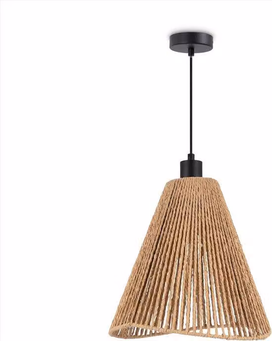 Lampade a LED per soggiorno, sala da pranzo e cucina – stile bohémien, colore nero, attacco E27
