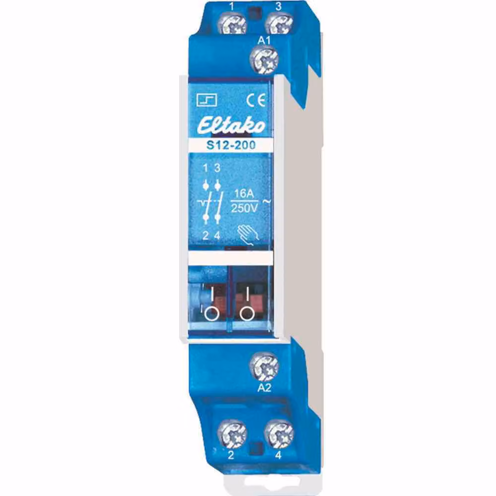 Interruttore ad impulsi Eltako serie f. 2S 16A S12-200-24V