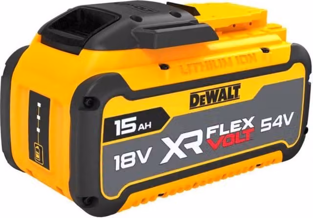 Batteria DeWALT DCB549 XR FlexVolt 18V/54V 15,0 Ah Gialla