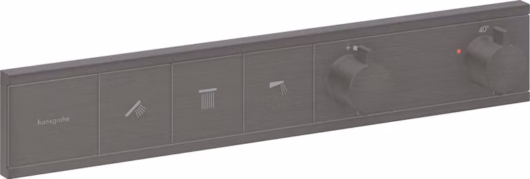 thermostat RainSelect encastré de la taille d'une main pour 3 consommateurs, 15381340, 15381340