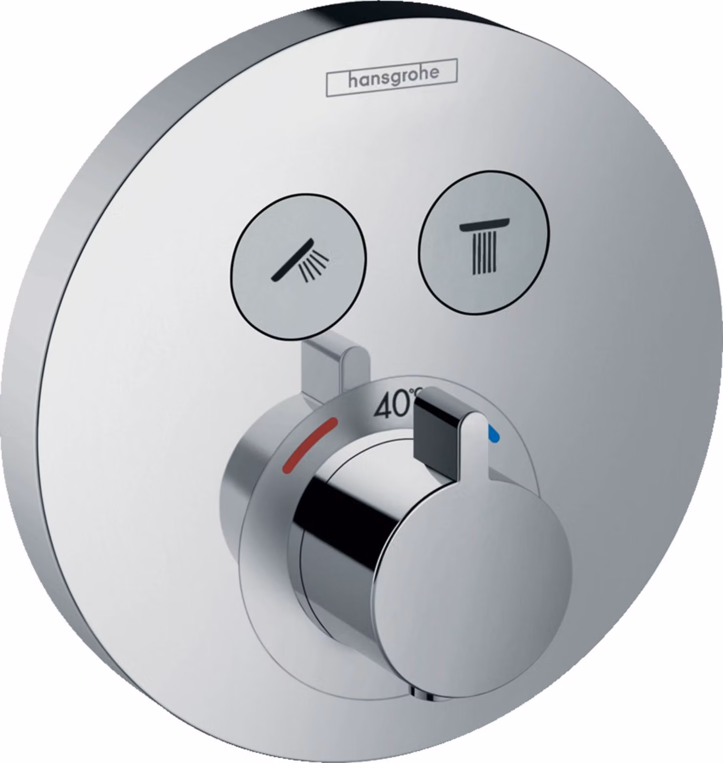 Hansgrohe termostatico da incasso ShowerSelect S set prefabbricato 2 consumatori cromo