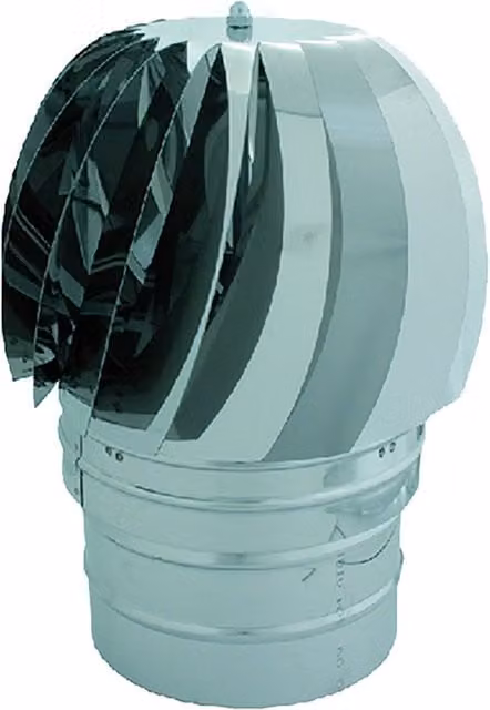 Fumaiolo radiante Iperbriko in acciaio inox color argento, diametro: 15 cm