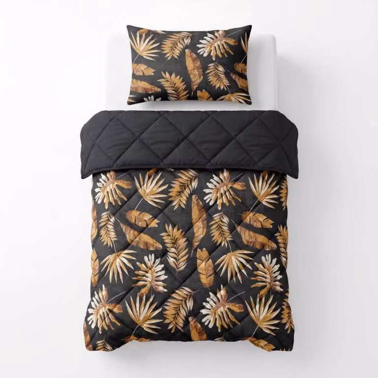 Sleeptime, coperta per letto "Lazy", colore Luisa Schwarz, 140 x 200 cm, con federa inclusa