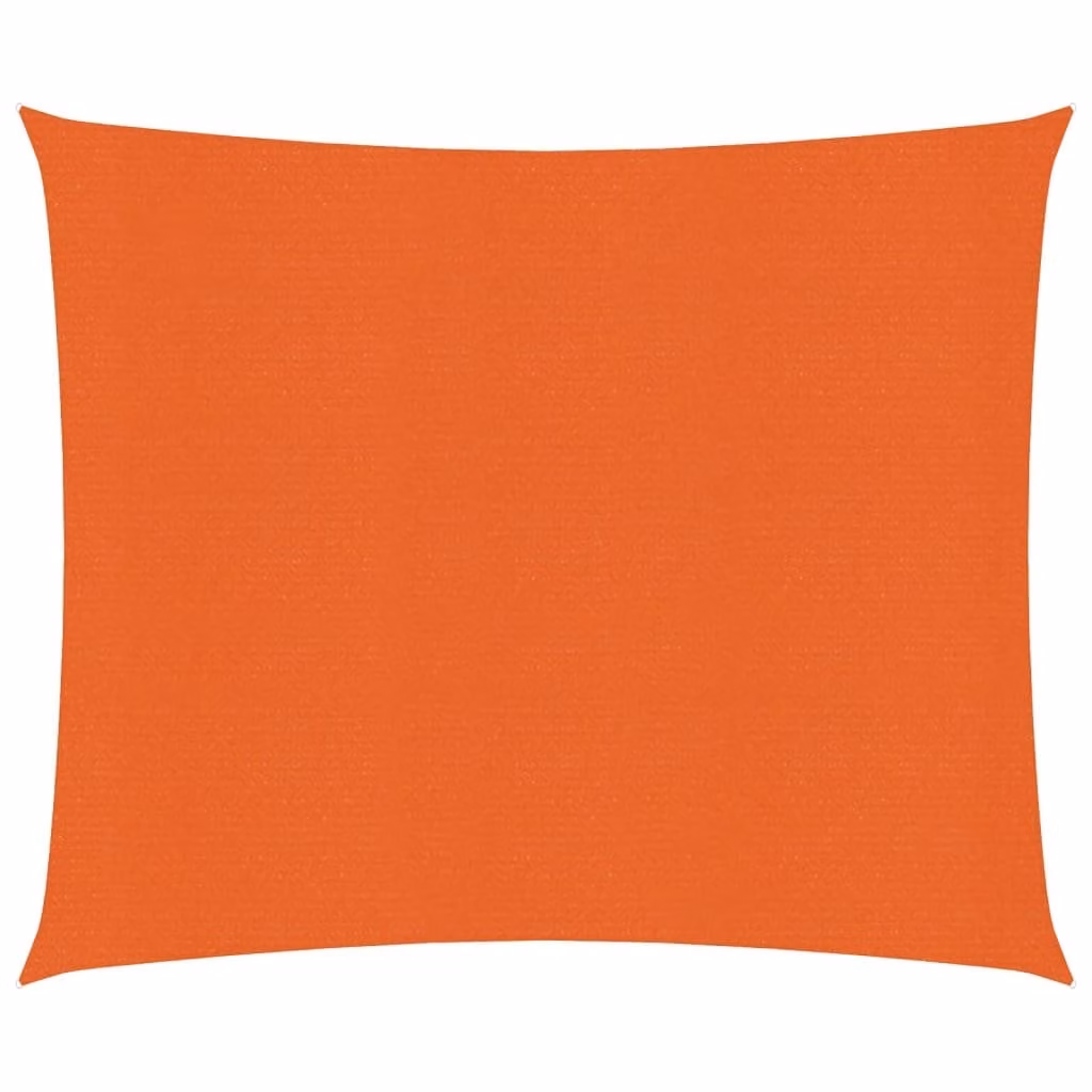 Vela Parasole 160 g/m² Quadrata Arancione 4x4 m in HDPE