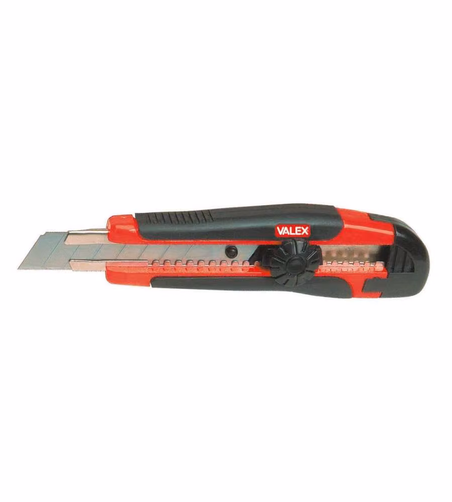Valex Taglierino Cutter RL con Lama 18mm - Impugnatura Antiscivolo