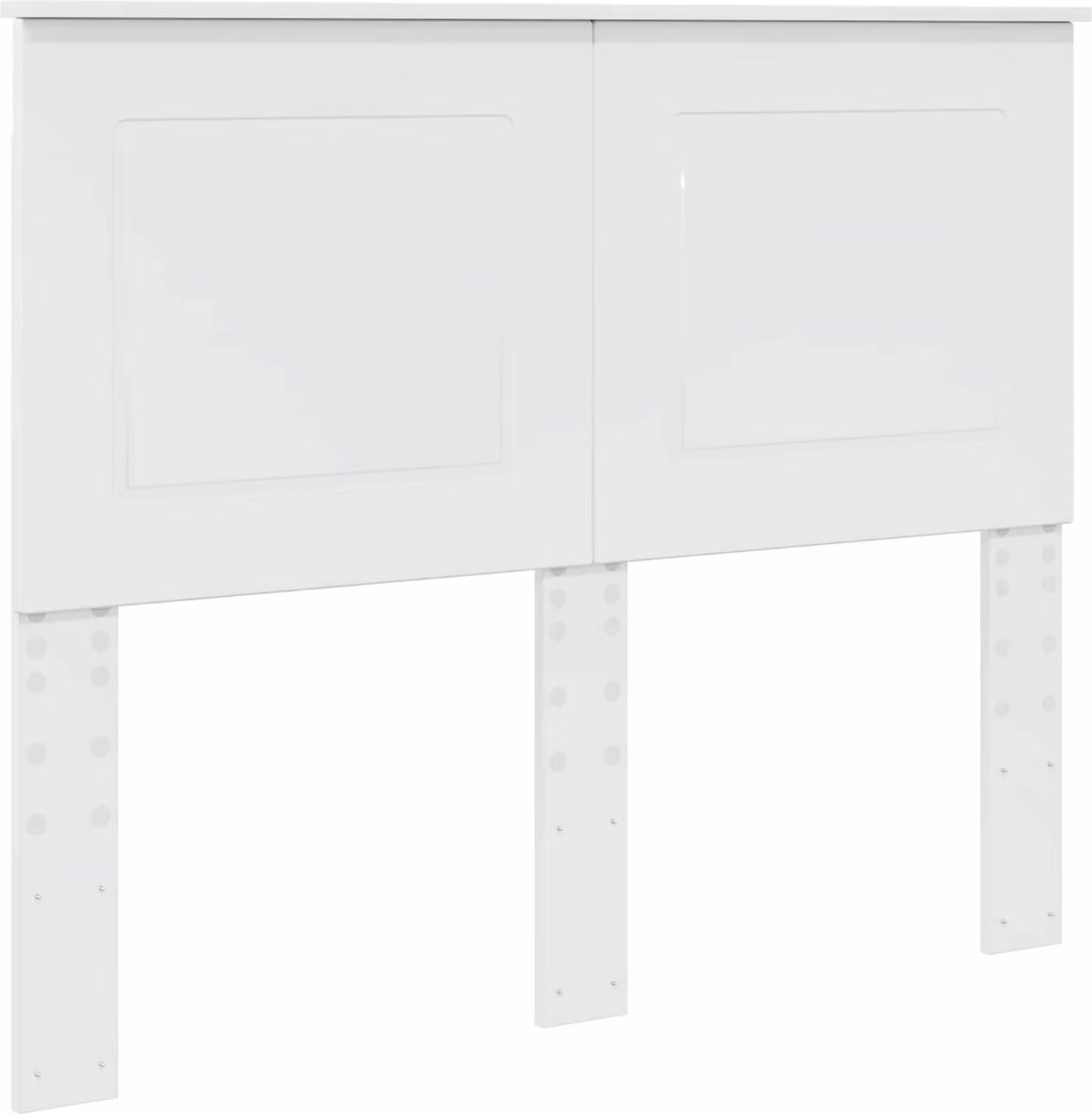 Testiera Bianco Lucido 100 cm Legno ingegnerizzato