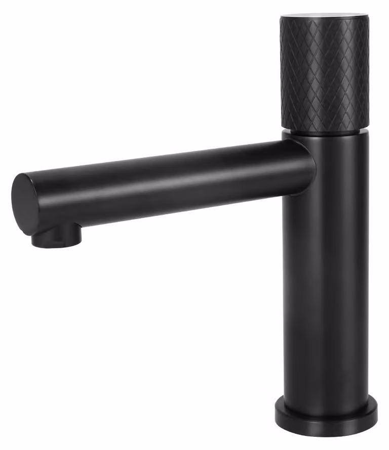Rubinetto monocomando per lavabo, con finitura in acciaio inossidabile