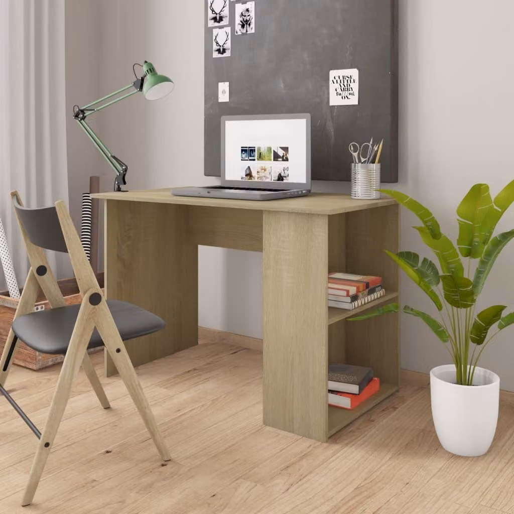 Maison Exclusive - Scrivania in rovere Sonoma 110x60x73 cm Materiale ligneo