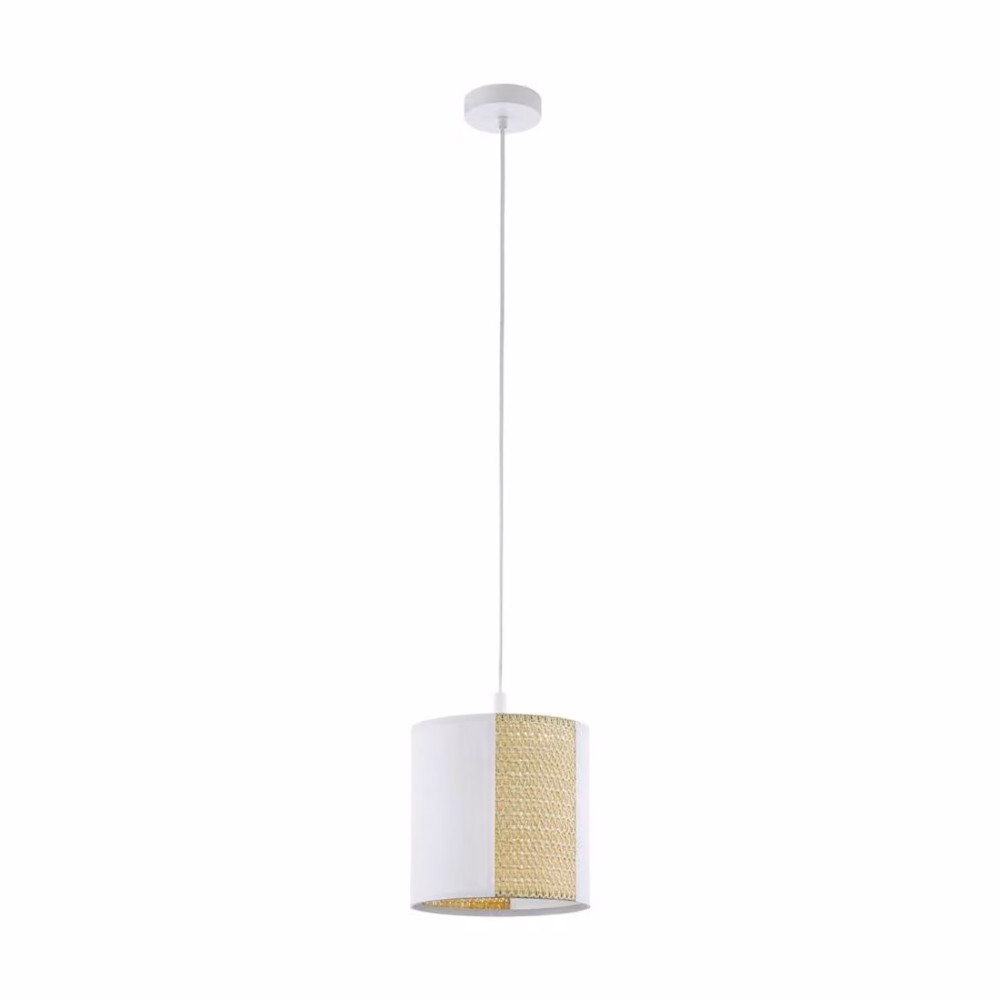 Lampadario Contemporaneo Arnhem 1 Luce Acciaio Bianco