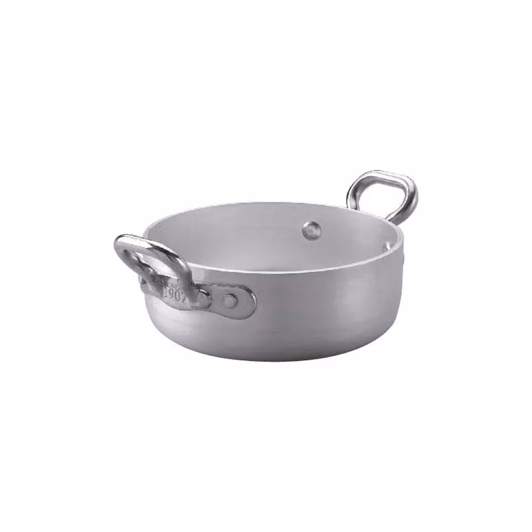 Casseruolino 1932 basso in alluminio - 2 maniglie 1907 diam. 14m