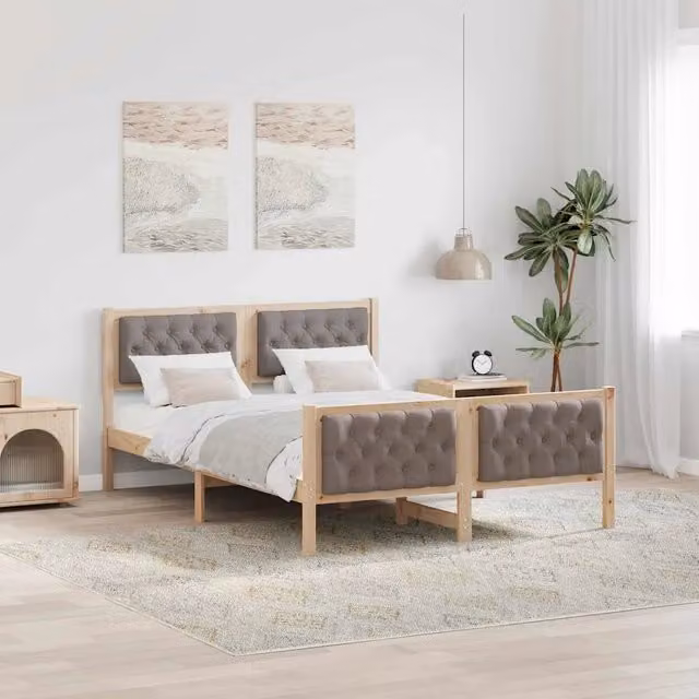 Struttura del letto-Giroletto Talpa 140 x 190 cm Pino massello 512070