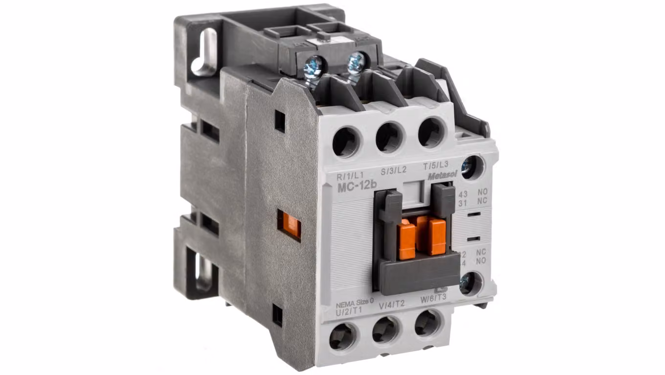 Contattore 12A 3P 5,5kW 24V AC 1NO1R MC-12b 24VAC 1a1b