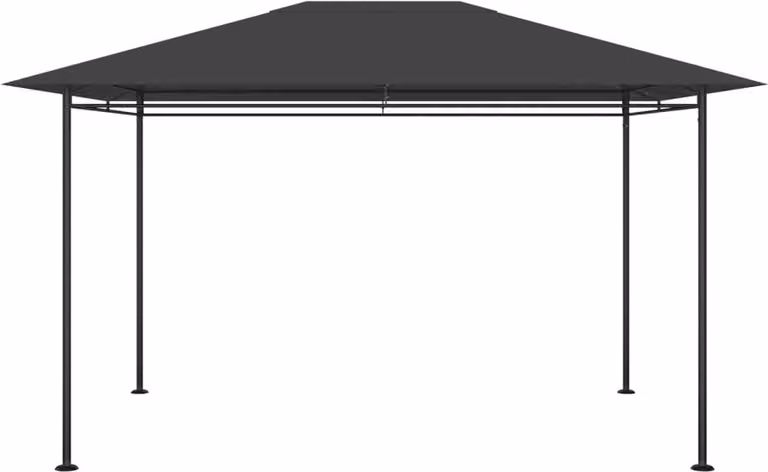 Gazebo 384x281x270 cm Antracite 180 g/m²