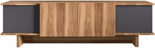Mobile TV in legno "Diana" 180 x 33 x 50 cm - Antracite