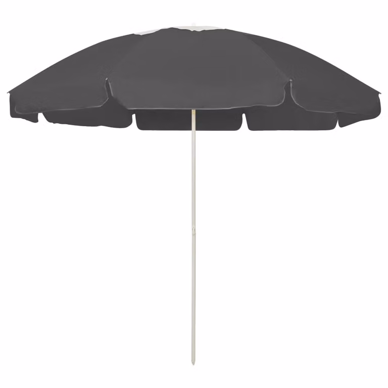 Maison Exclusive - Ombrellone da spiaggia antracite 240 cm