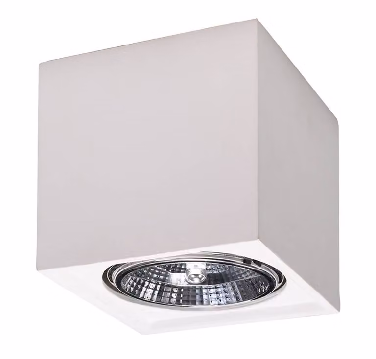 Lampada da parete in Vetroceramica SEIDA 1xGU10/ES111 10W Vetroceramica 14x14x14cm Sollux Lighting