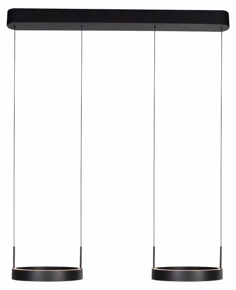 Lampada a sospensione - nero - Mykty -  plastica metallo - lampada di design - LED - 4204ZW - Steinhauer Exclusive