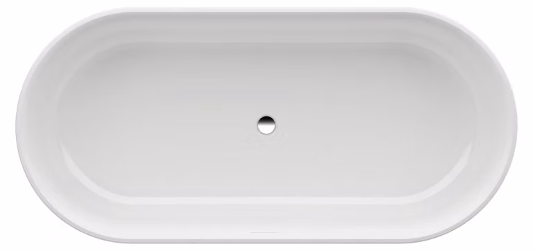 LAUFEN Baignoire VAL 1600x750x520mm, pose libre ovale blanc, H2302820000001, H2302820000001