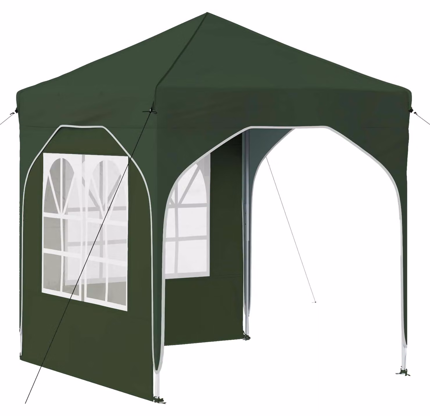 Tenda per feste a pop-up 192 x 192 x 245 cm Verde