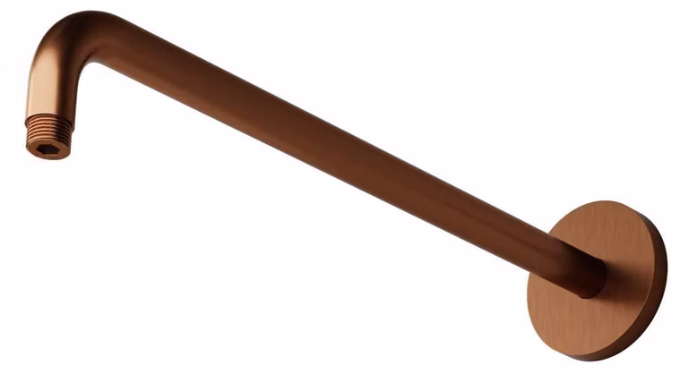 Steinberg Série 100 Bras de douche, 450mm, support mural renforcé, rond, 1007910BC, 1007910BC