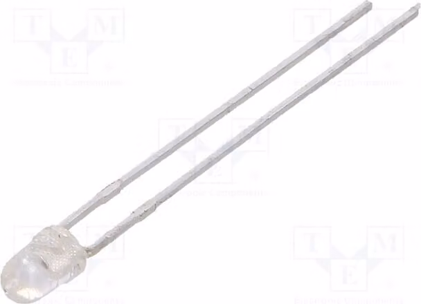 5 LED L-934SRC-E, diodi LED a montaggio superficiale (THT), 3 mm, 3 mm, angolo di emissione 50°, colore rosso, intensità luminosa 700÷1000 mcd