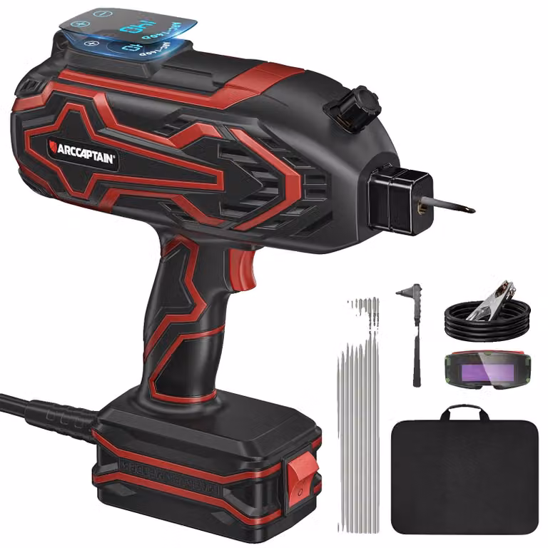 Saldatrice, display a LED, design portatile, classe energetica A, classe energetica A