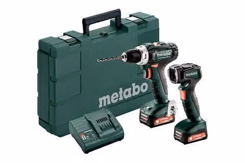 Metabo Set PowerMaxx BS 12+ULA * Trapano con avvitatore TV00