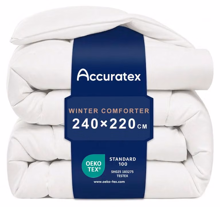 Coperta invernale 240x220 cm, 450 g/m², alternativa al piumino, Oeko-Tex