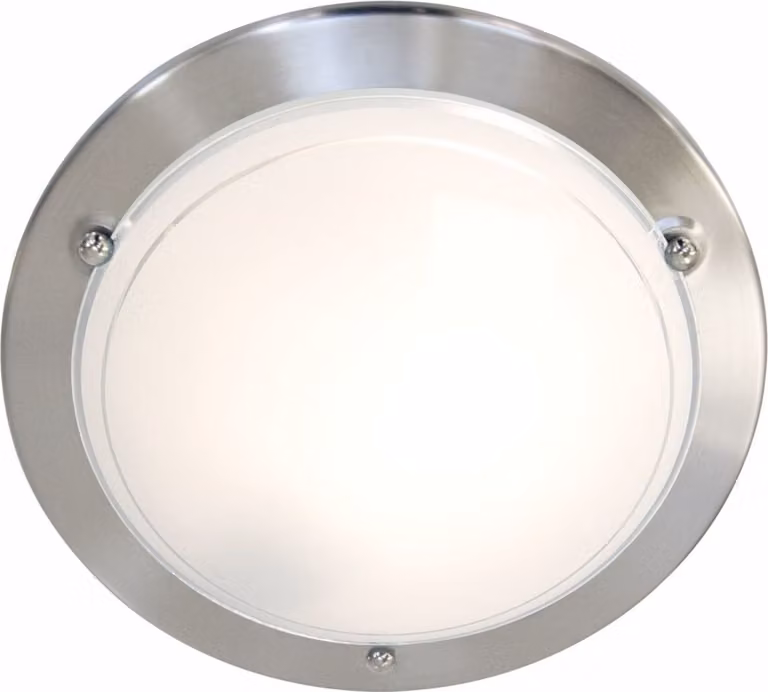 Nordlux plafoniera Spinner, acciaio spazzolato