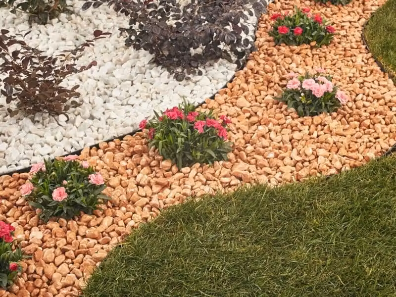 10 sacchi di ciottoli decorativi rosso Verona Vivaio Garden Forest, granulometria 15/25 mm, 25 kg per sacco – 2