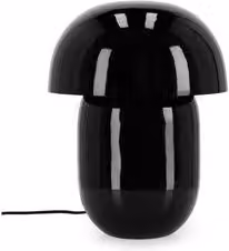 Lampada da tavolo Bizzotto MORLAND nera con base in plastica e paralume a cupola, attacco E27, 5 W, L/P/H: 30 x 40 x 40 cm